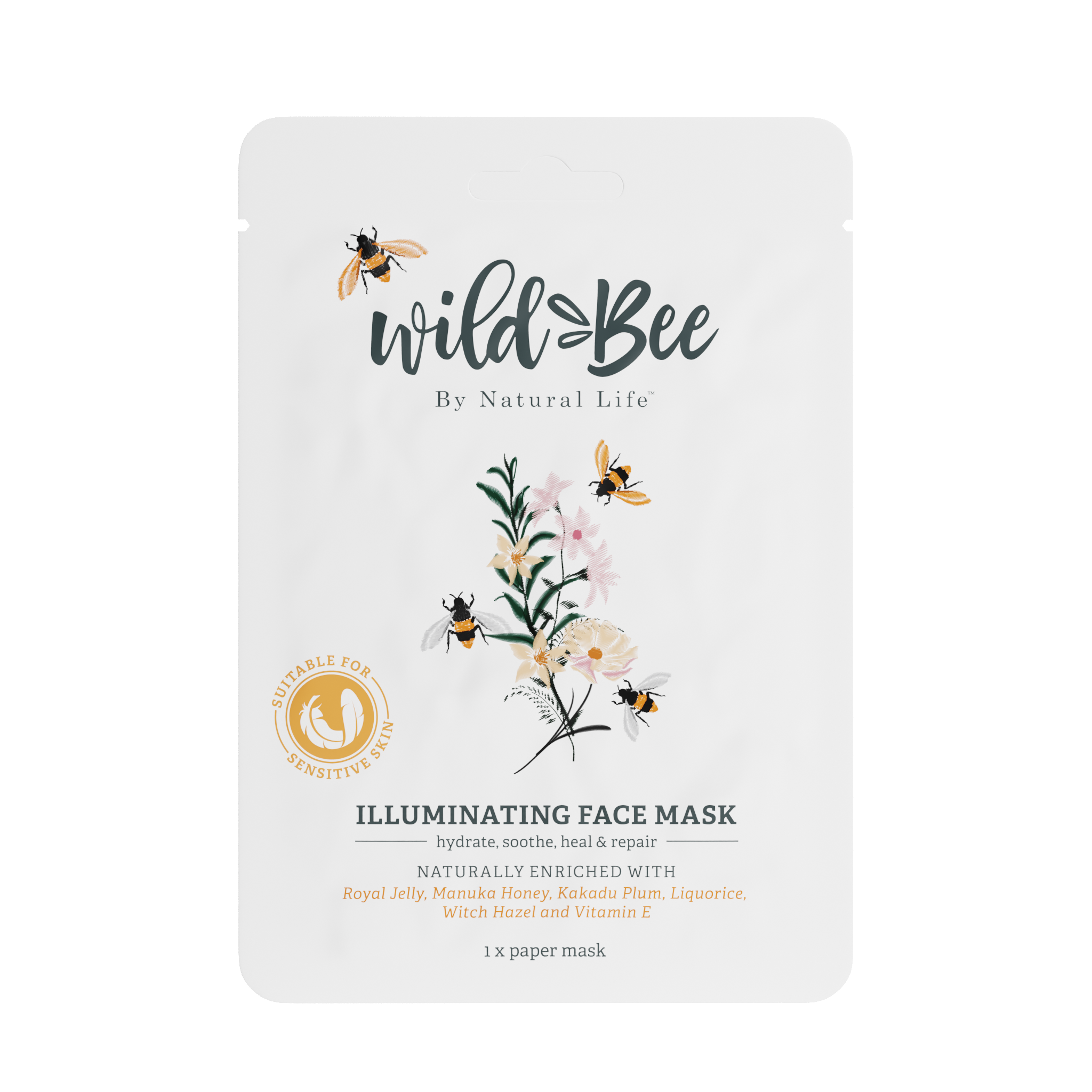 Wild Bee Illuminating Face Mask