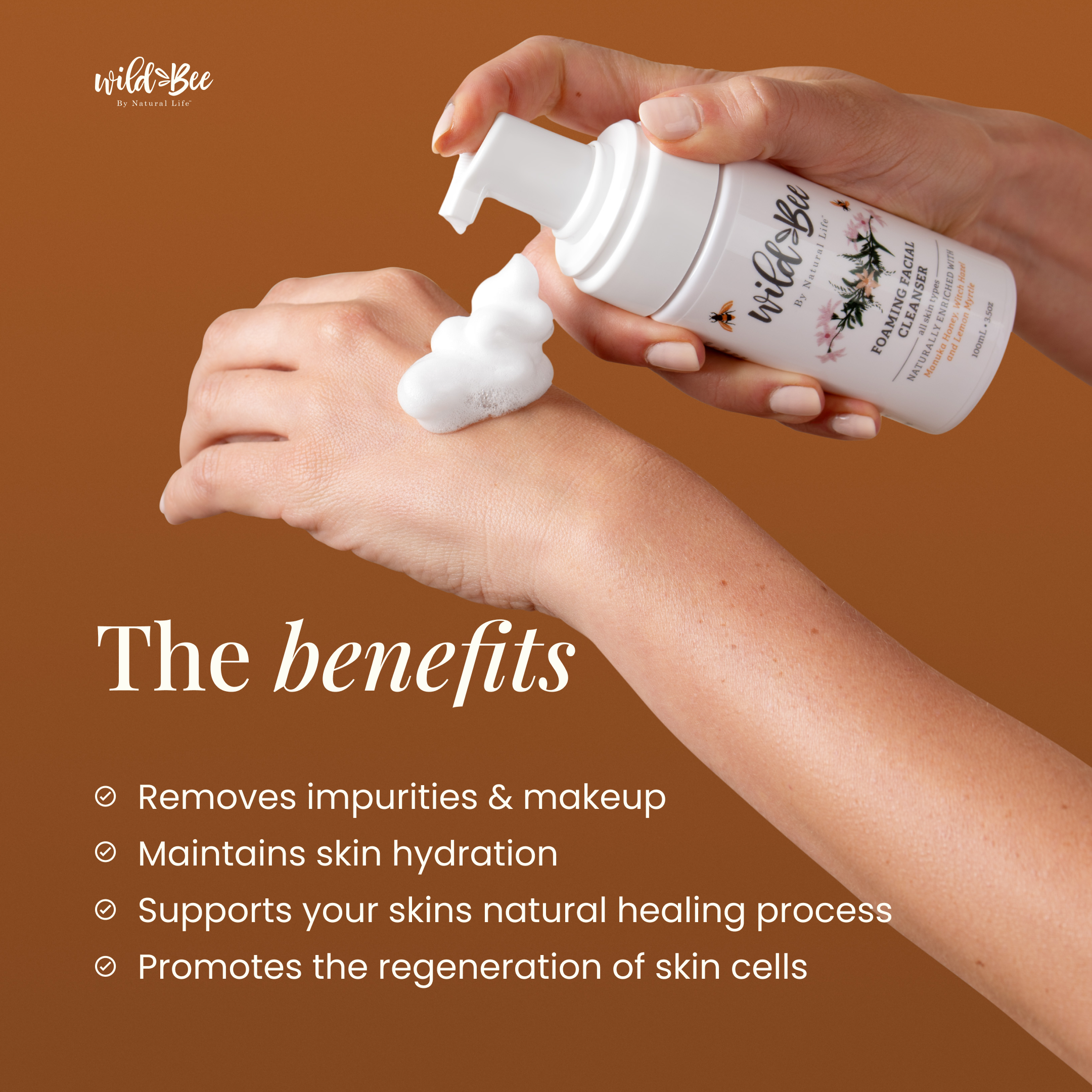 Wild Bee Foaming Facial Cleanser