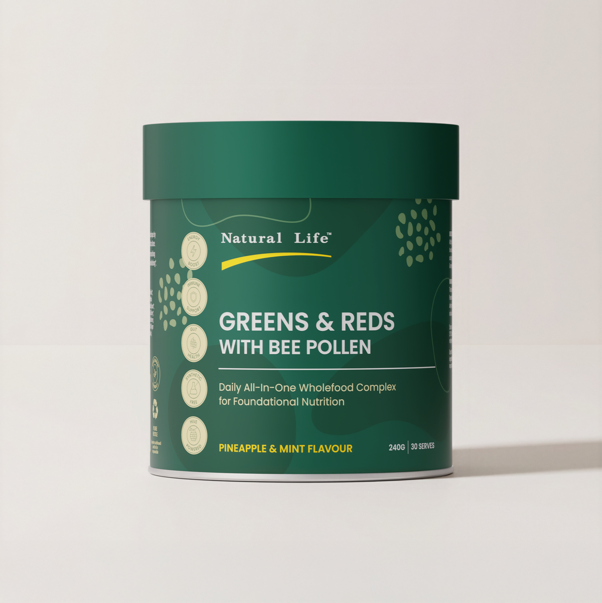 Natural Life Greens & Reds with Bee Pollen