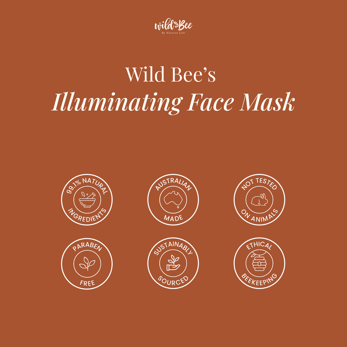 Wild Bee Illuminating Face Mask