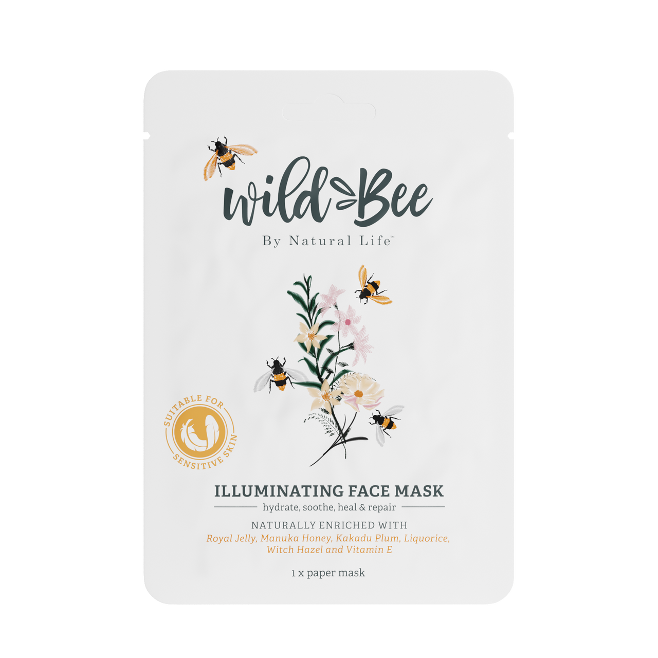 Wild Bee Illuminating Face Mask