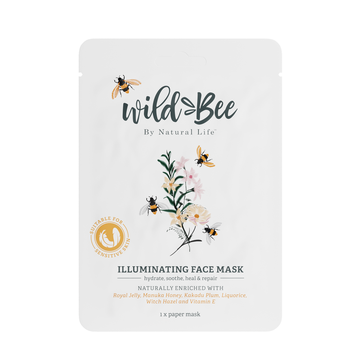 Wild Bee Illuminating Face Mask
