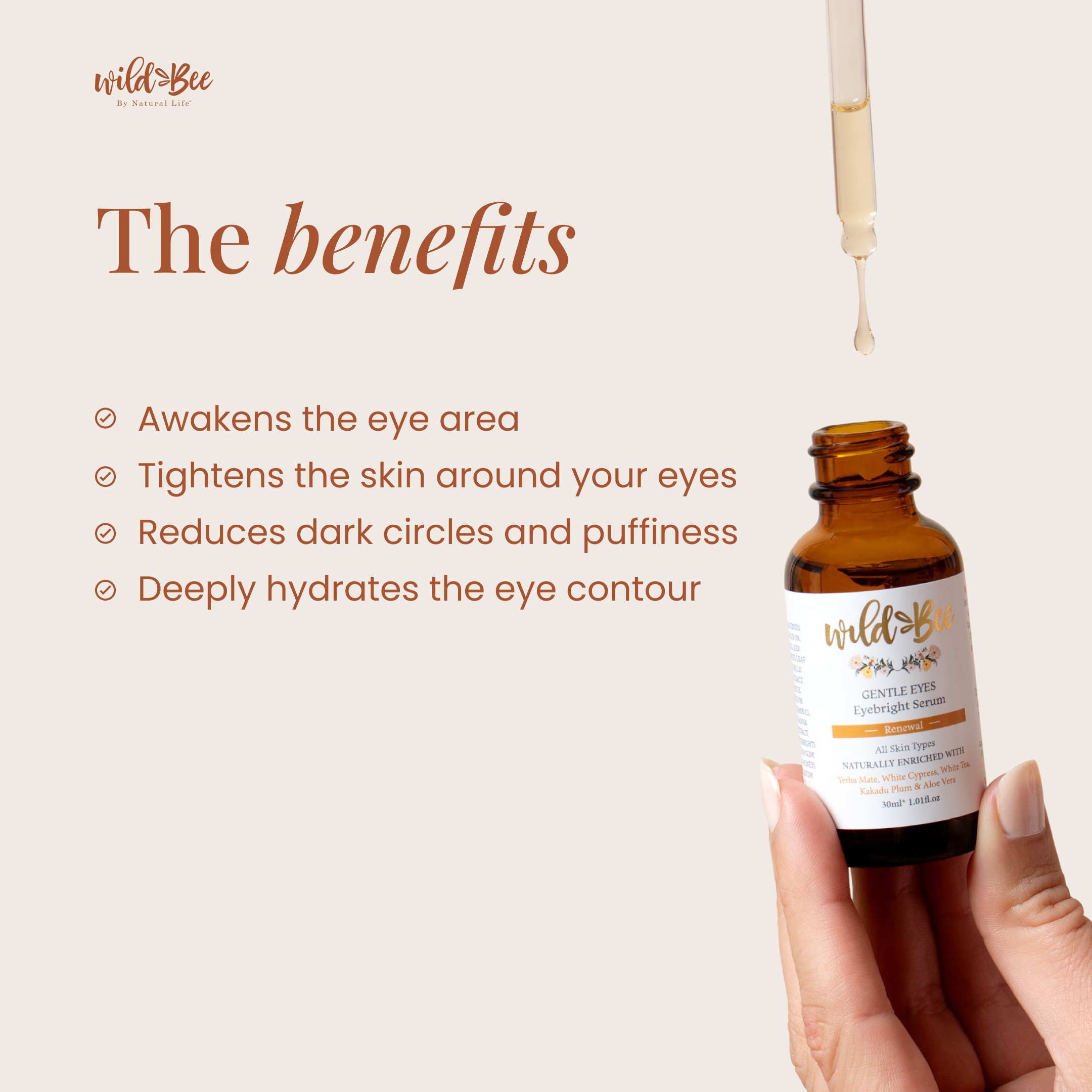 Wild Bee Gentle Eyes Serum