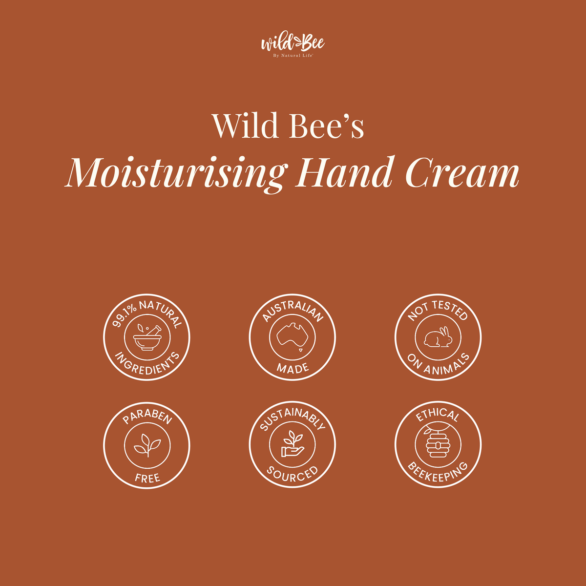 Wild Bee Moisturising Hand Cream