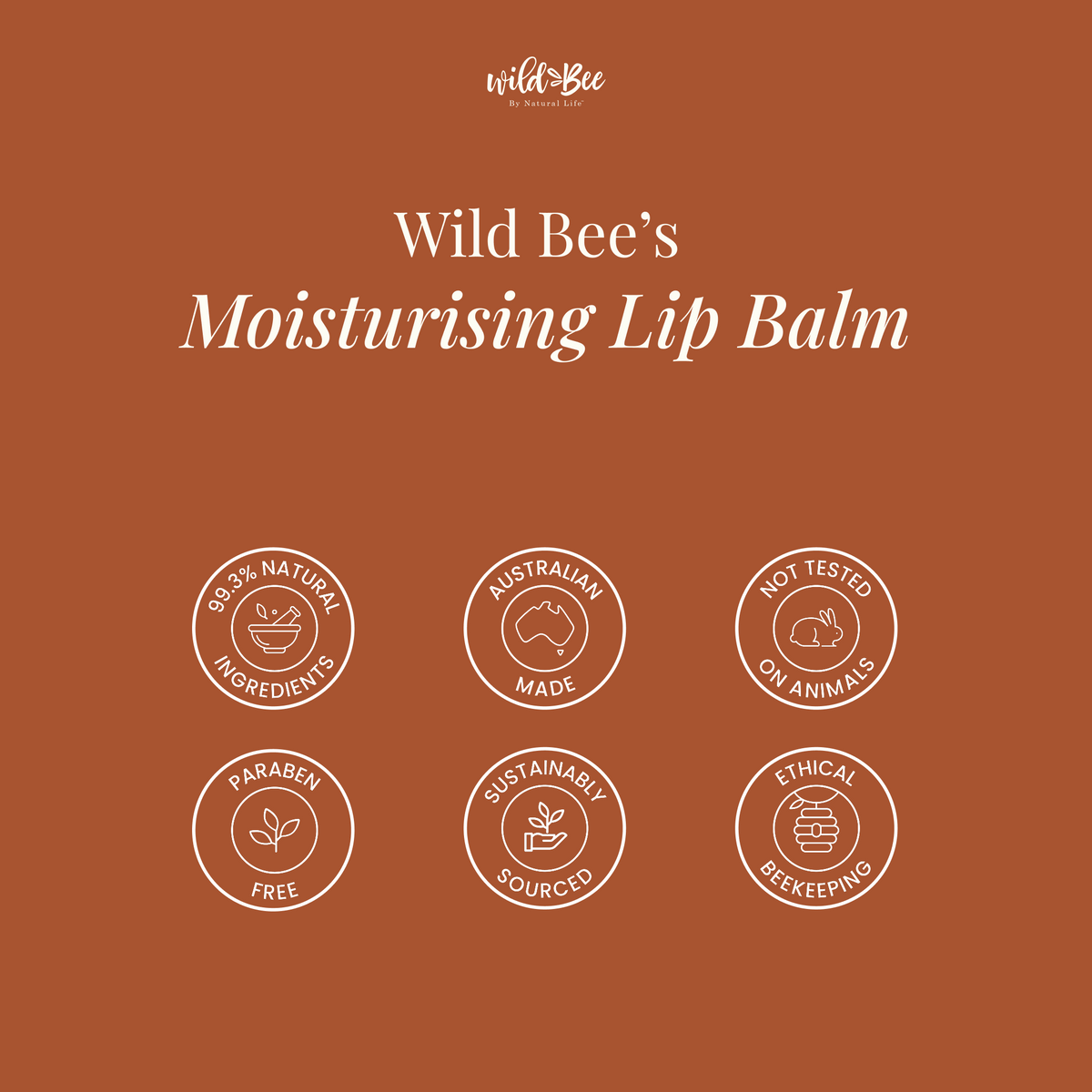 Wild Bee Moisturising Lip Balm