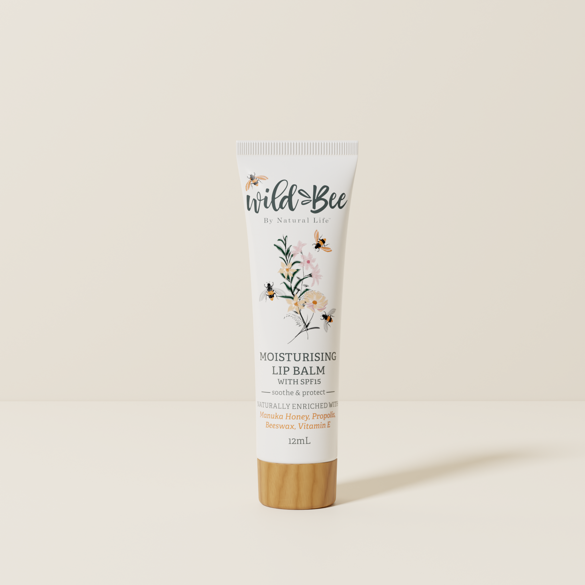 Wild Bee Moisturising Lip Balm SPF 15+