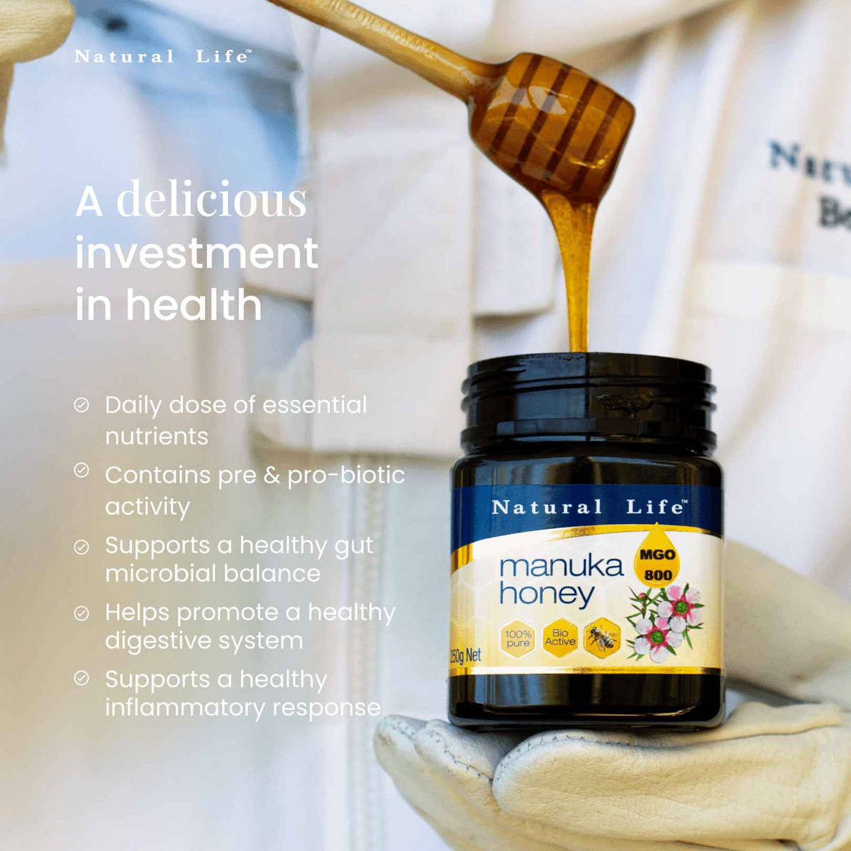 Natural Life Manuka Honey MGO 800