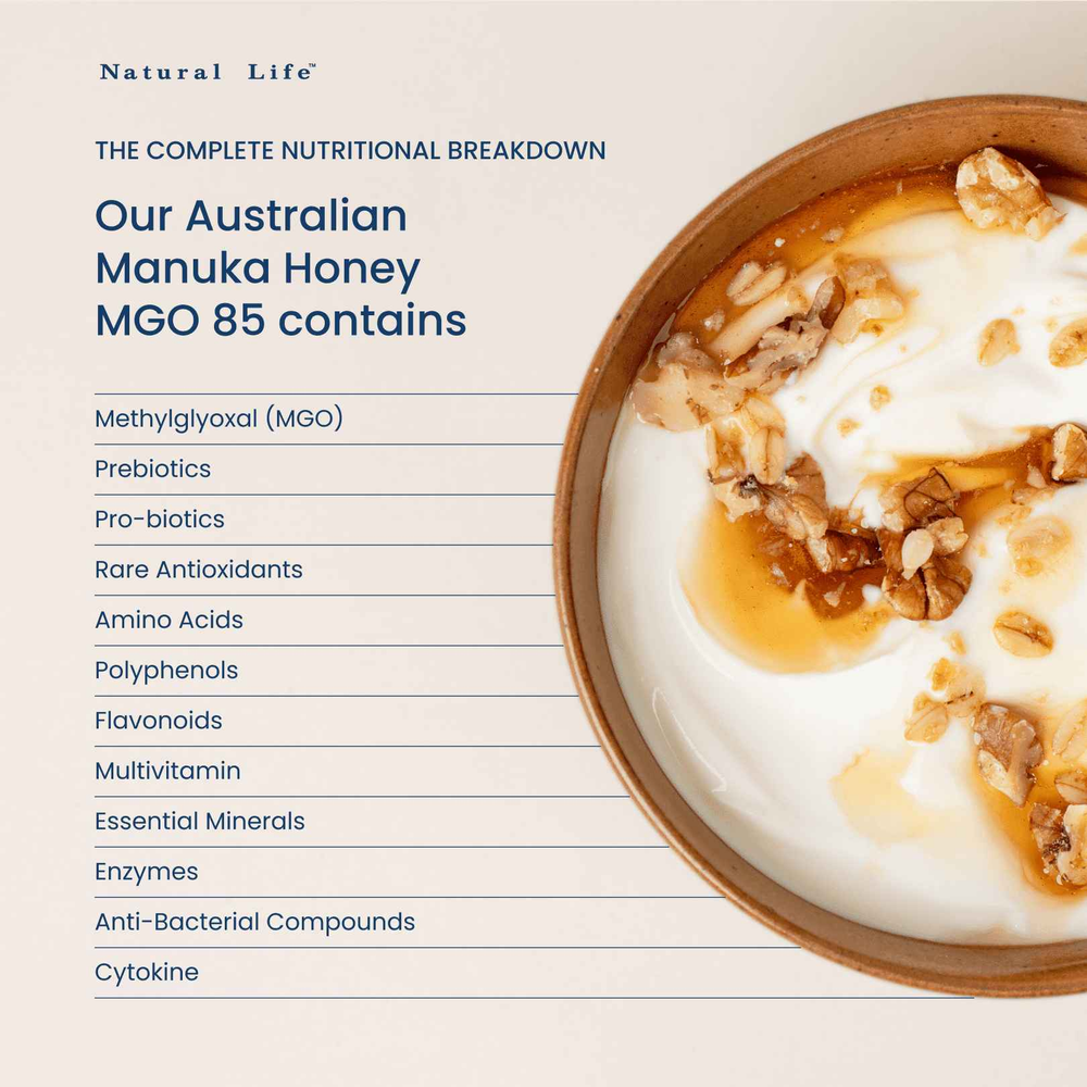 Natural Life Manuka Honey MGO 85