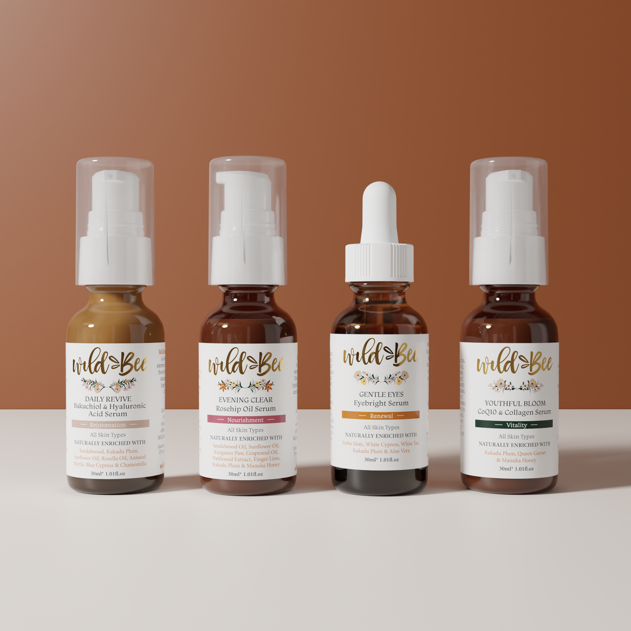 Wild Bee Radiant Skin Serum Set