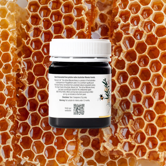 Wild Bee™ Manuka Honey MGO 550 (Not available in WA)